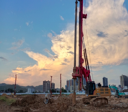 廣東韶關(guān)曲江施工現(xiàn)場