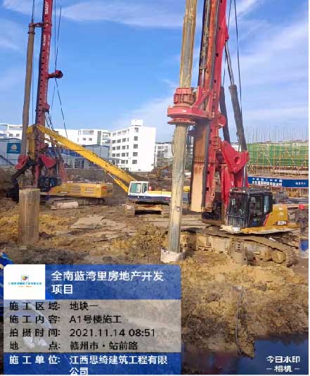 贛州全南藍(lán)灣里項(xiàng)目施工現(xiàn)場