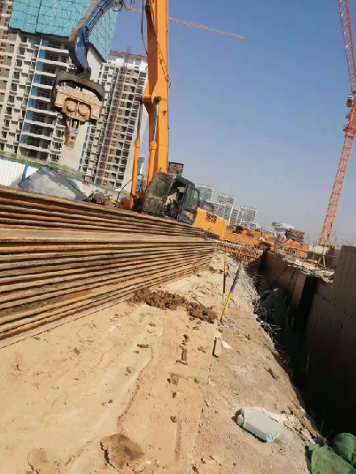 南康老城區(qū)管道施工中